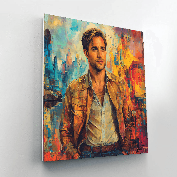Ryan Gosling: The Enigmatic Dreamer Of Cinema Painting By Numbers Kit