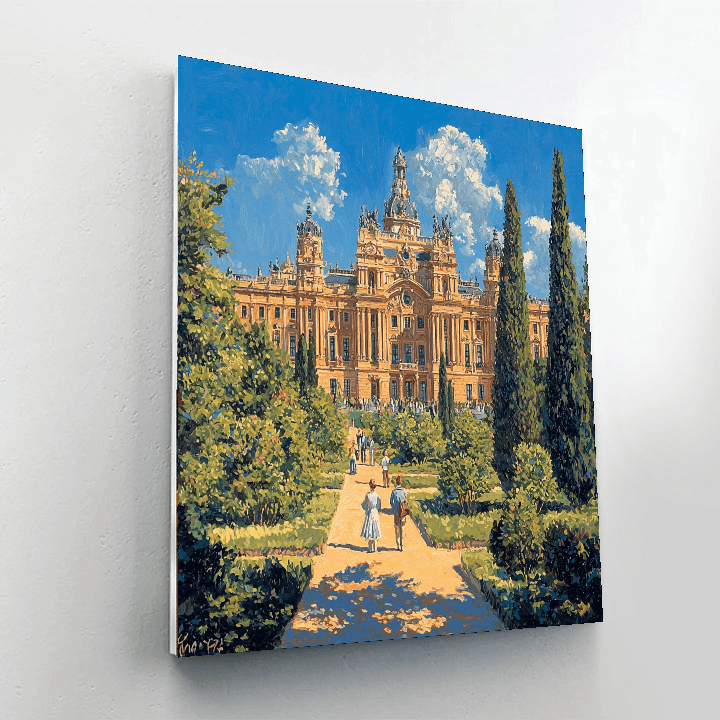 Royal Palace Of Madrid Paint By Numbers Kits