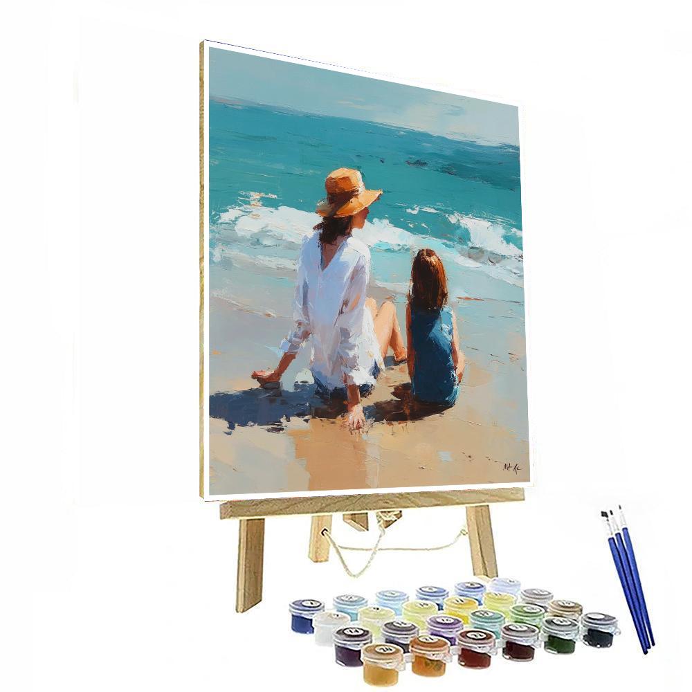 Echoes Of Gentle Waves Painting Number Kit