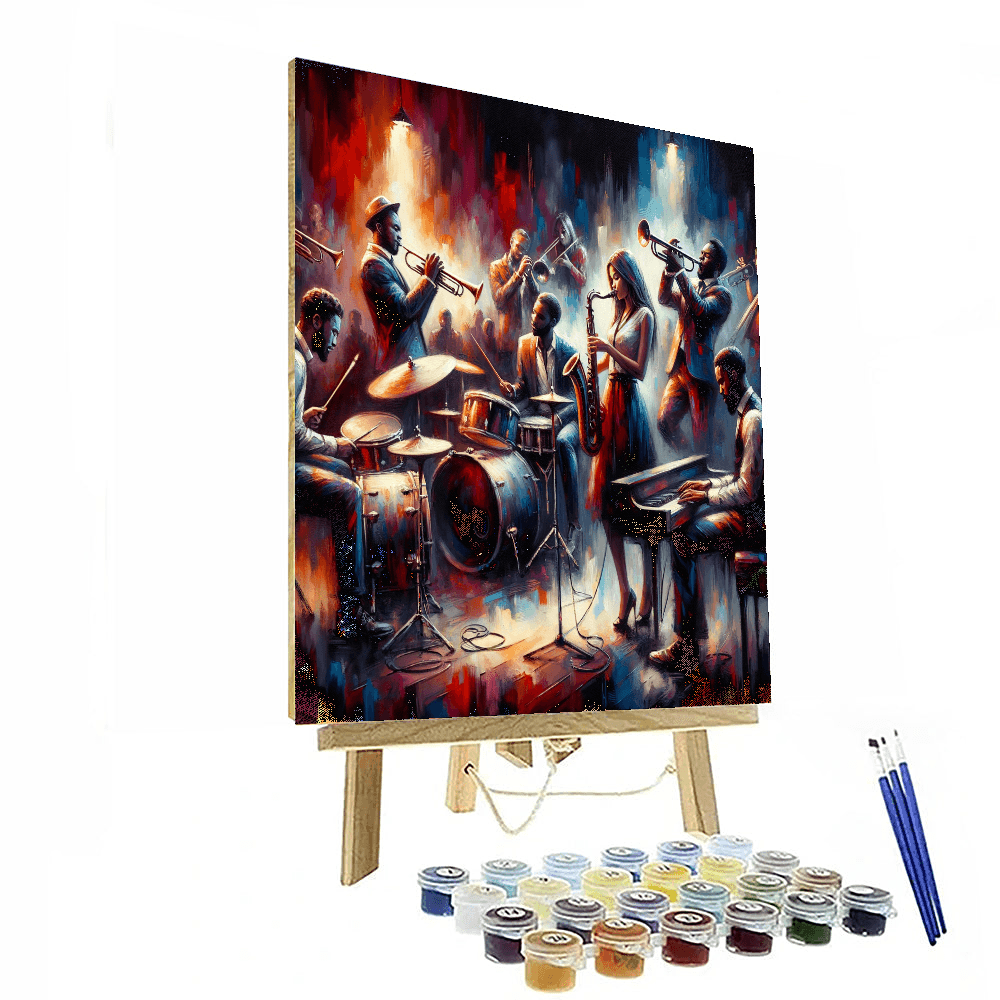 Melodic Jazz Night Numbered Painting Kits
