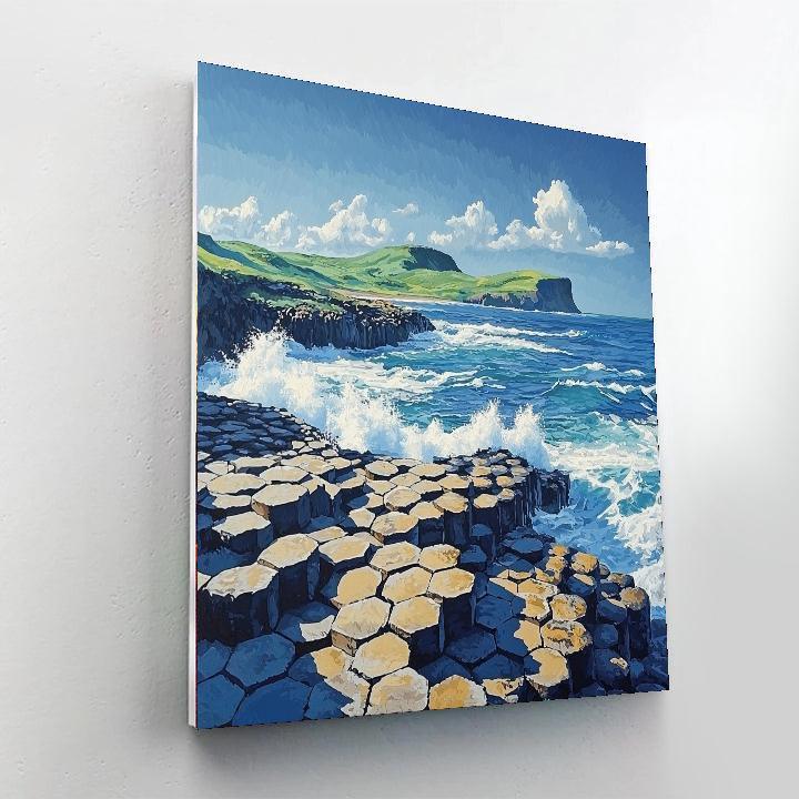 The Giants Causeway Painting Number Kit