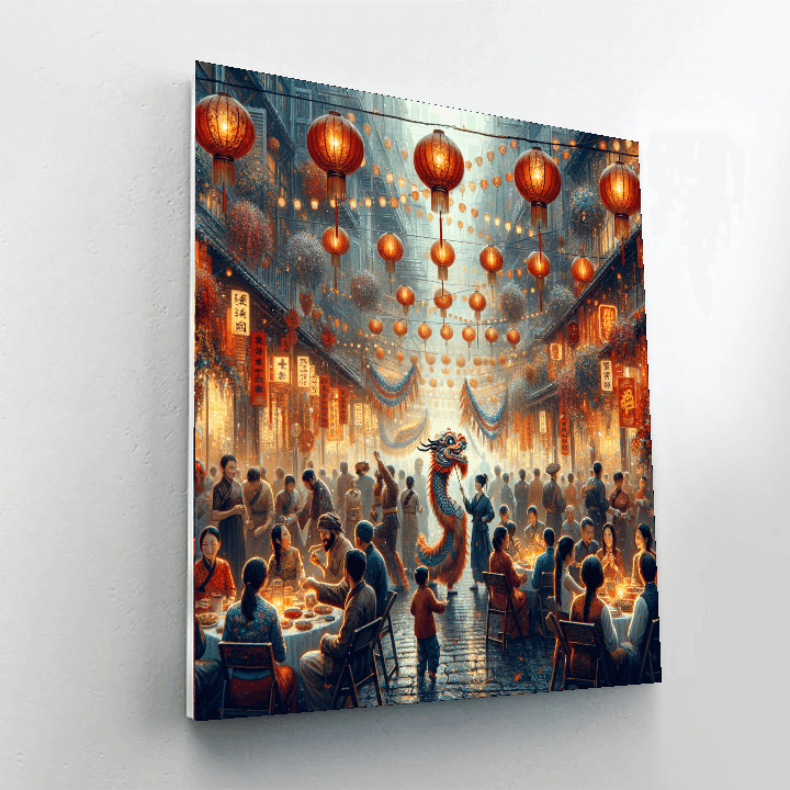 Chinese New Year Festival Number Painting