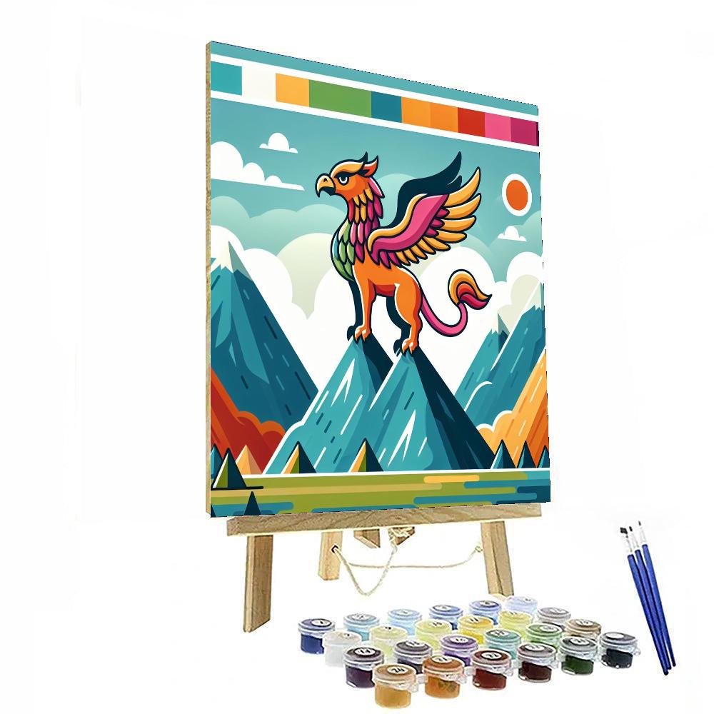 Mythical Mountain Creatures Paint By Color