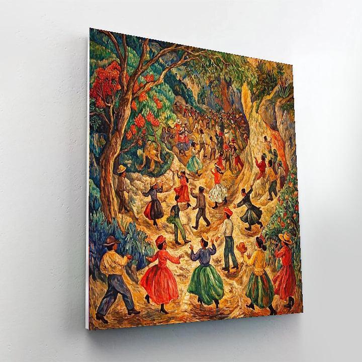 Diego Rivera Inspired Adventurous Souls  Paint By Numbers Kits