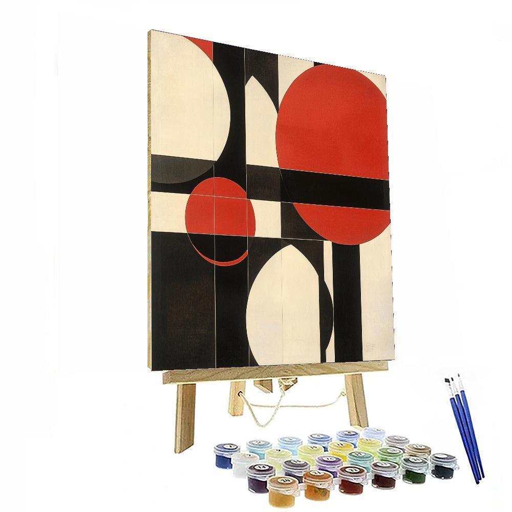 Kazimir Malevich Inspired Geometric Whispers  Paint By Numbers