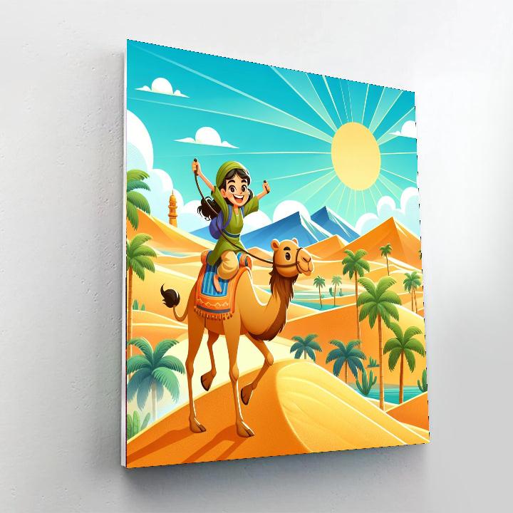 Desert Adventure Expedition Painting Number Kit