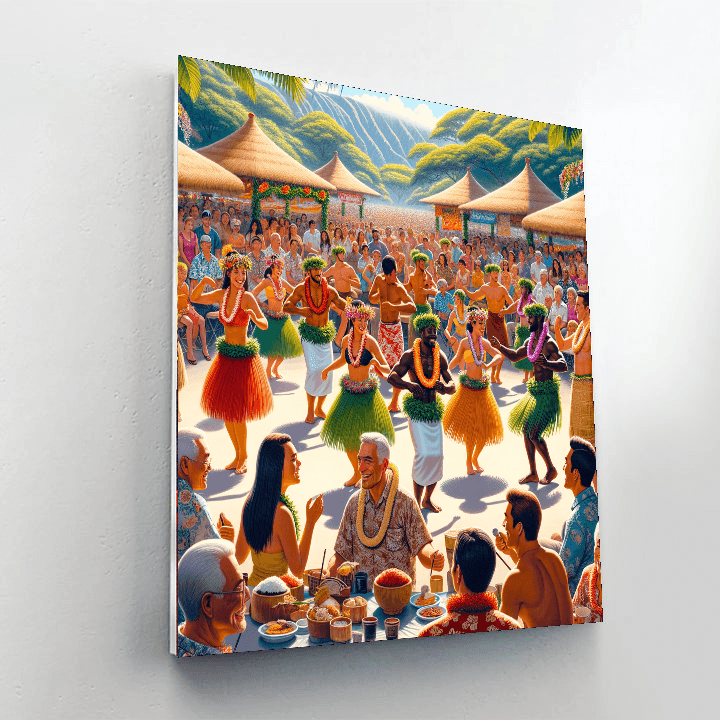 Aloha Festivals - Hawaii, United States Numbered Painting Kits