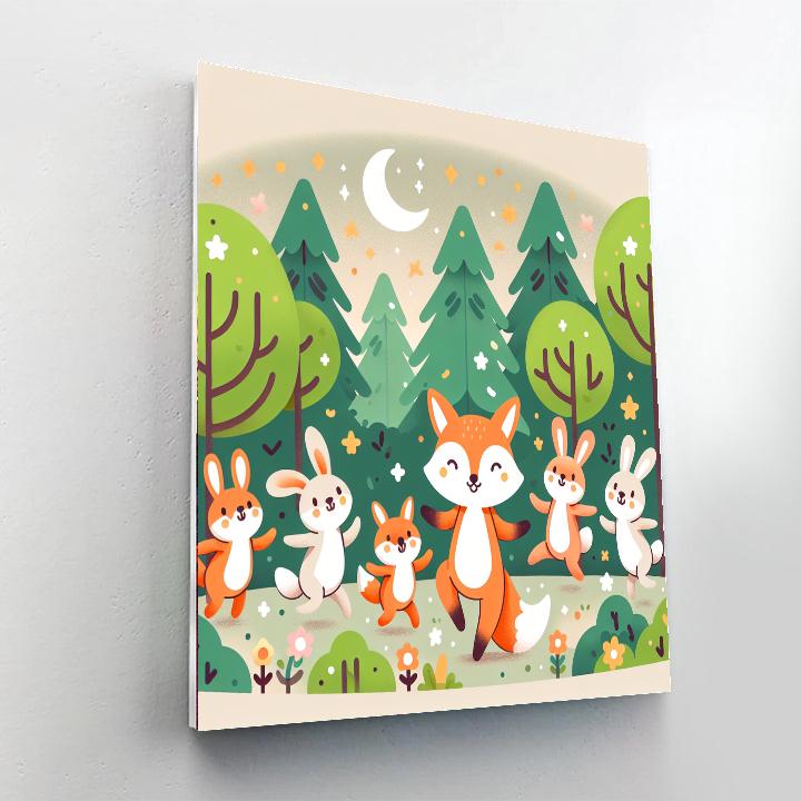Woodland Creatures Celebration Paint By Numbers Kits