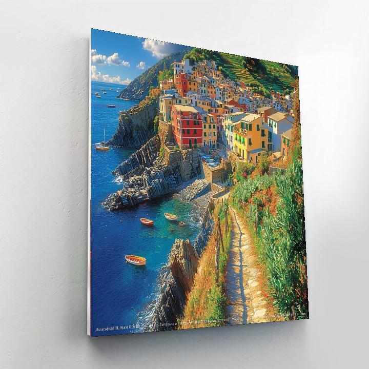 Cinque Terre - Liguria Numbered Painting Kits