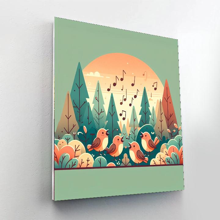 Gentle Forest Symphony Paint By Number