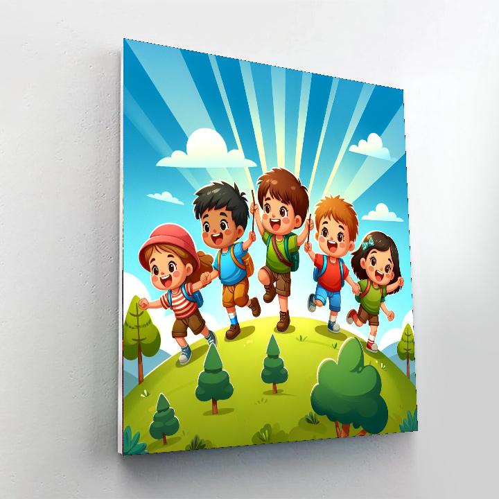 Daring Little Adventurers Numbered Painting Kits