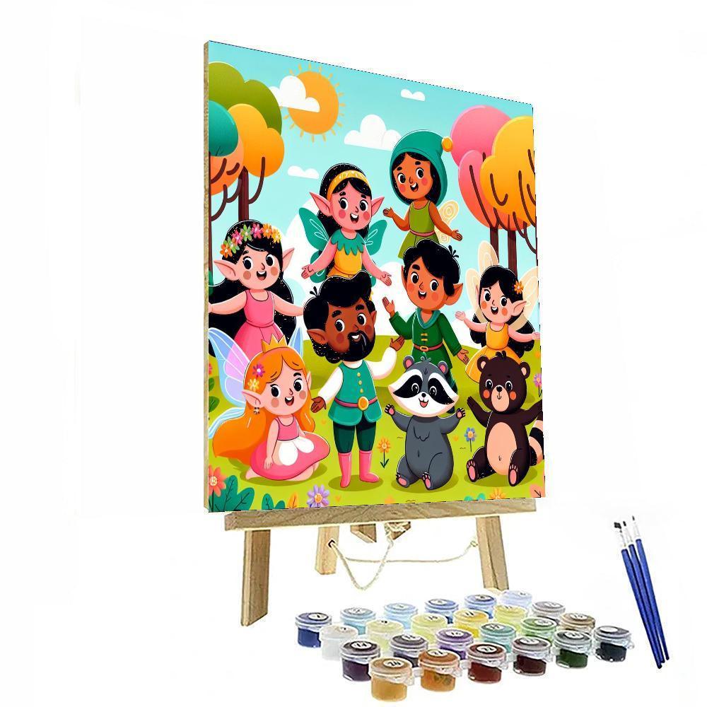 Fun Fairytale Forest Numbered Painting Kits