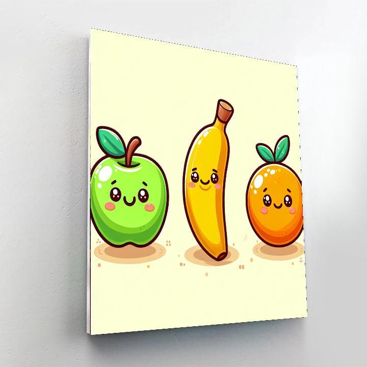 Joyful Fruit Party Numbered Painting Kits