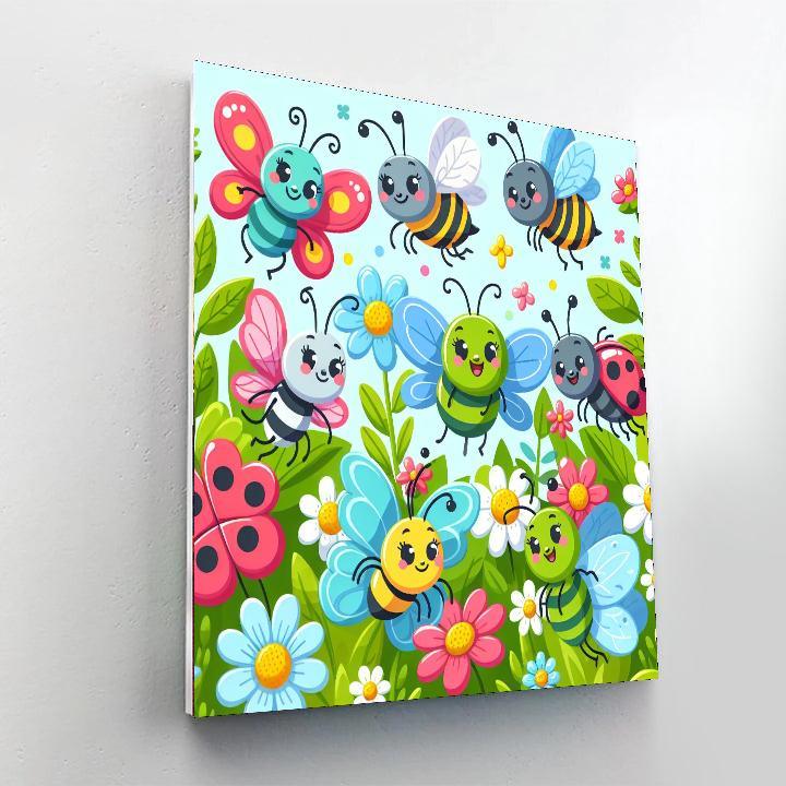 Imaginative Insects Painting Number Kit