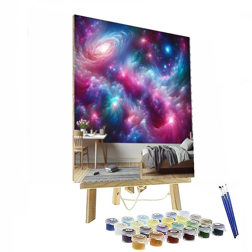 Dreamy Cosmic Journey DIY Paint By Numbers