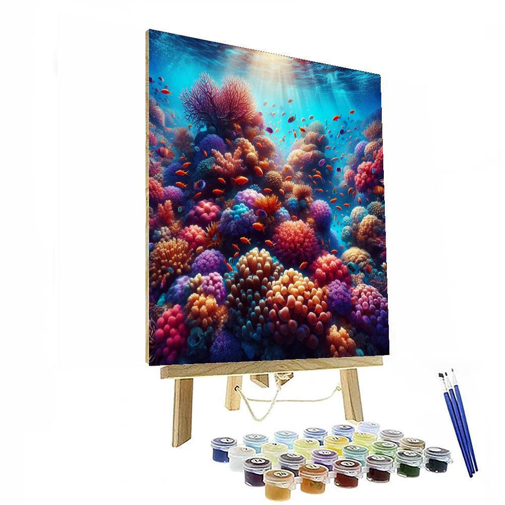 Mystic Coral Reef Dream Painting By Numbers Kit