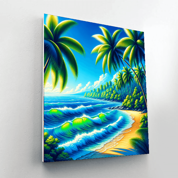 Tropical Tranquility Numbered Painting Kits