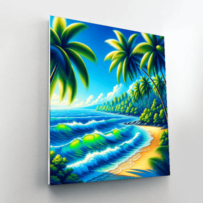 Tropical Tranquility Numbered Painting Kits