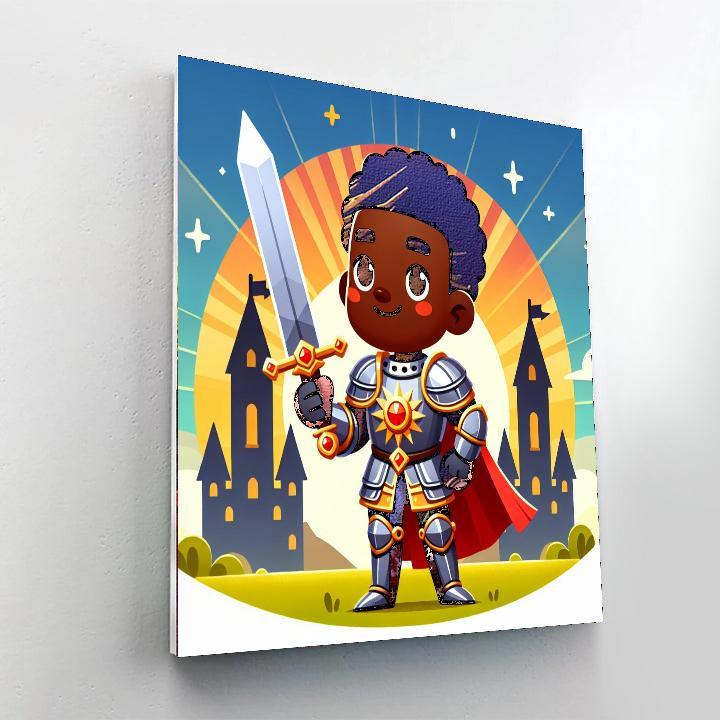Knight's Courageous Quest Painting By Numbers Kit