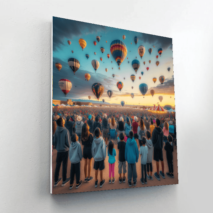The Albuquerque International Balloon Fiesta - Albuquerque, Usa Painting Number Kit