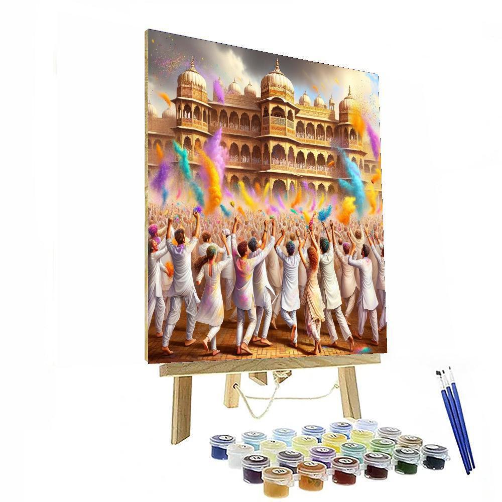 Festival Of Colors - Holi, India Paint By Numbers Kits