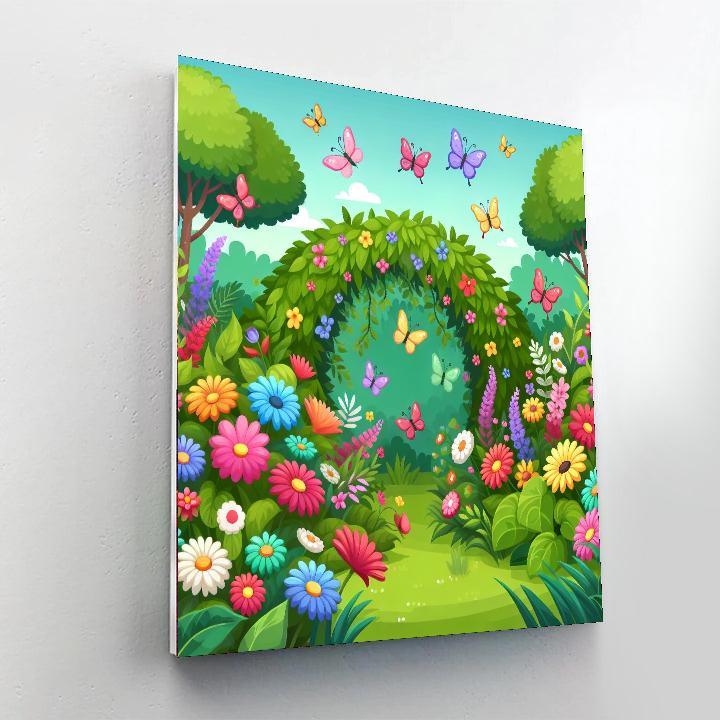 Secret Garden Sanctuary Paint By Numbers Art