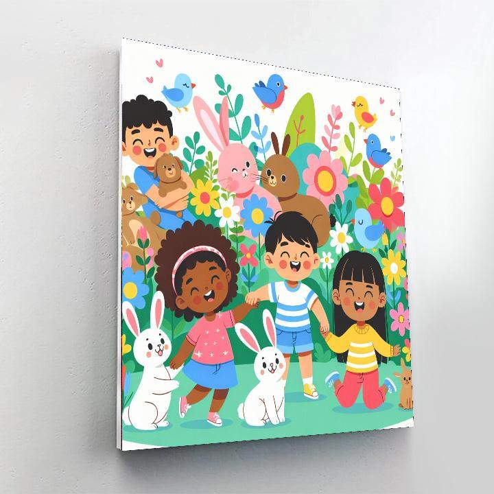 Sunny Garden Fun Numbered Painting Kits
