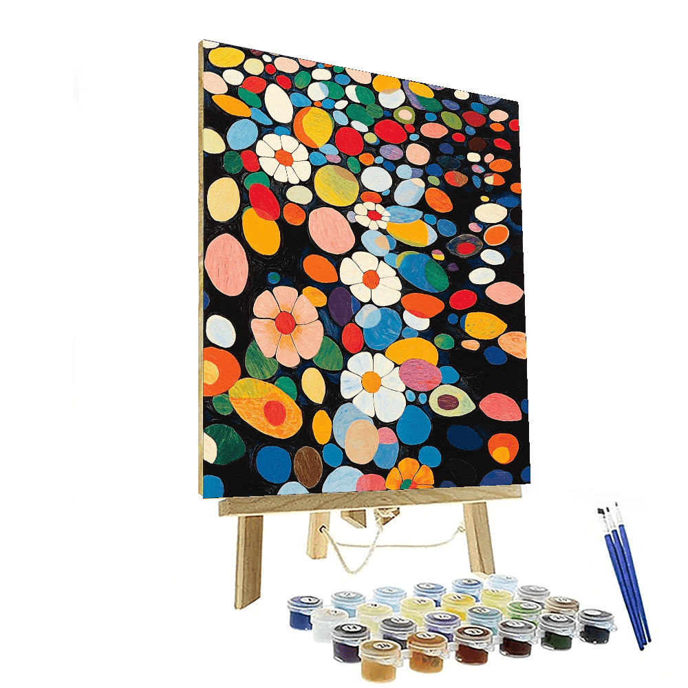 Wassily Kandinsky Inspired The Abstract Petals  Paint By Color