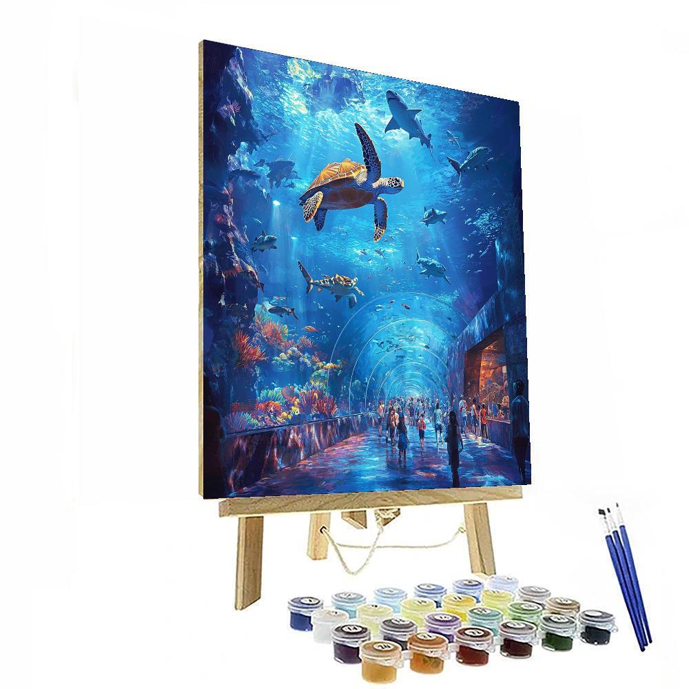 Maui Ocean Center - Hawaii Numbered Painting Kits