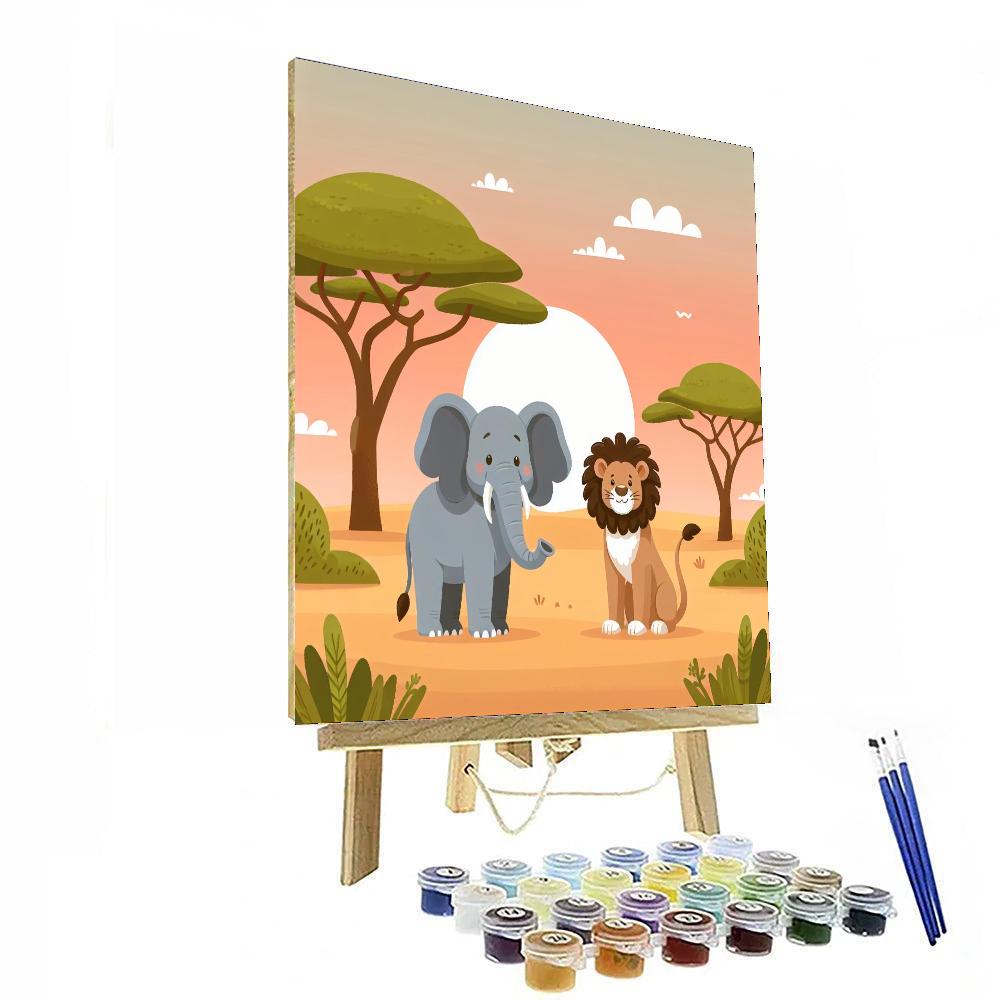 Safari In Africa Paint By Numbers