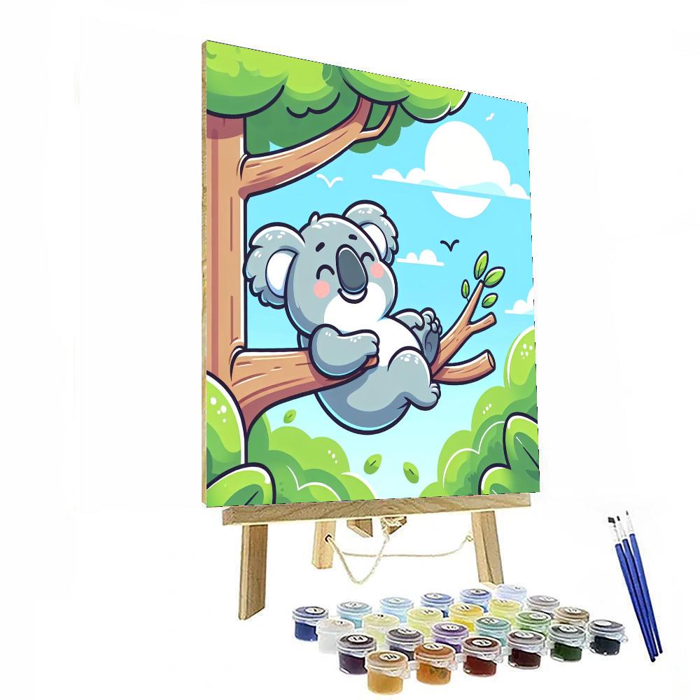 Cool Koala Paint By Numbers