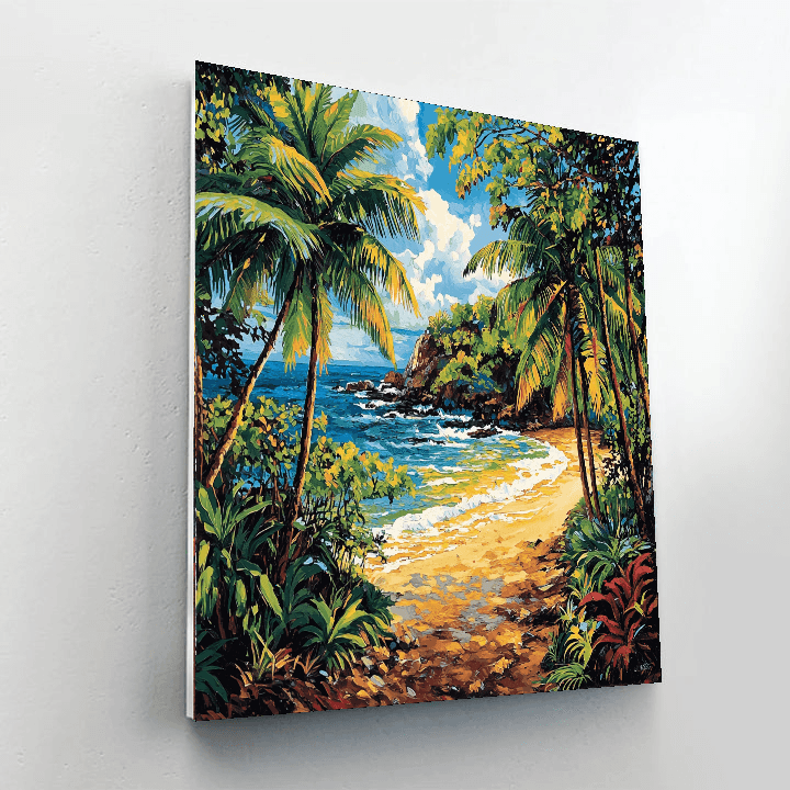 Paul Gauguin Inspired Exotic Oasis  Paint By Numbers Art