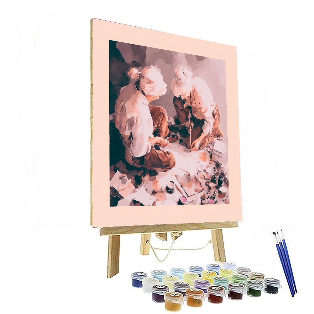 Embracing Memories DIY Paint By Numbers