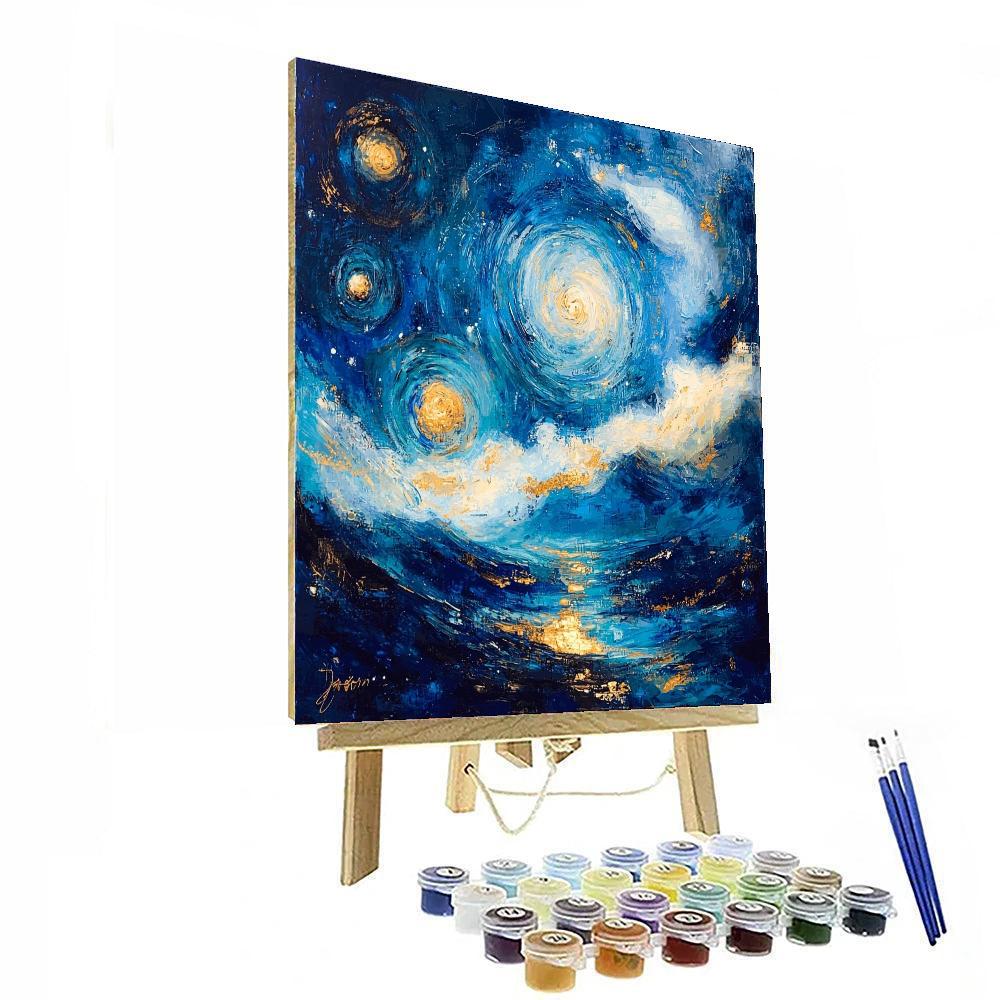 Jean-Michel Basquiat Inspired Transcendental Whispers  Paint By Numbers Kits