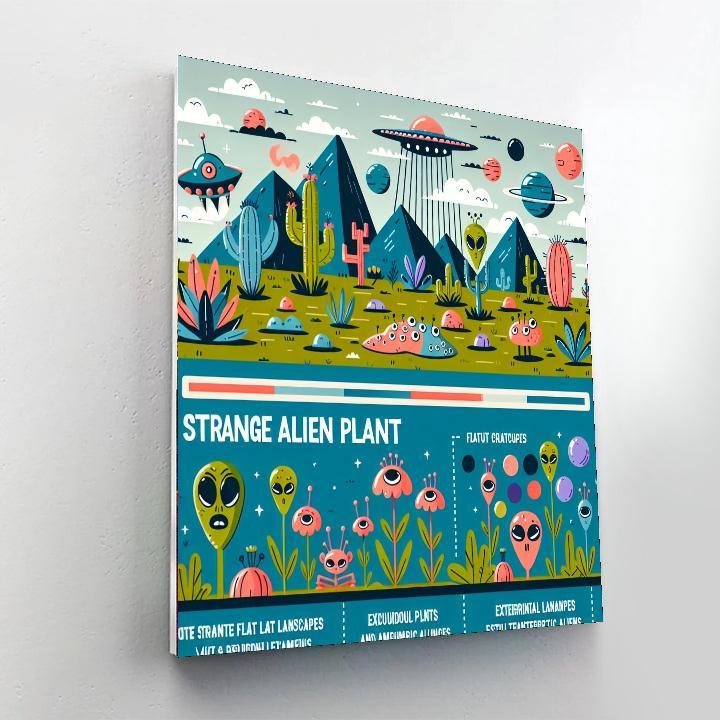 Alien Planet Safari Numbered Painting Kits