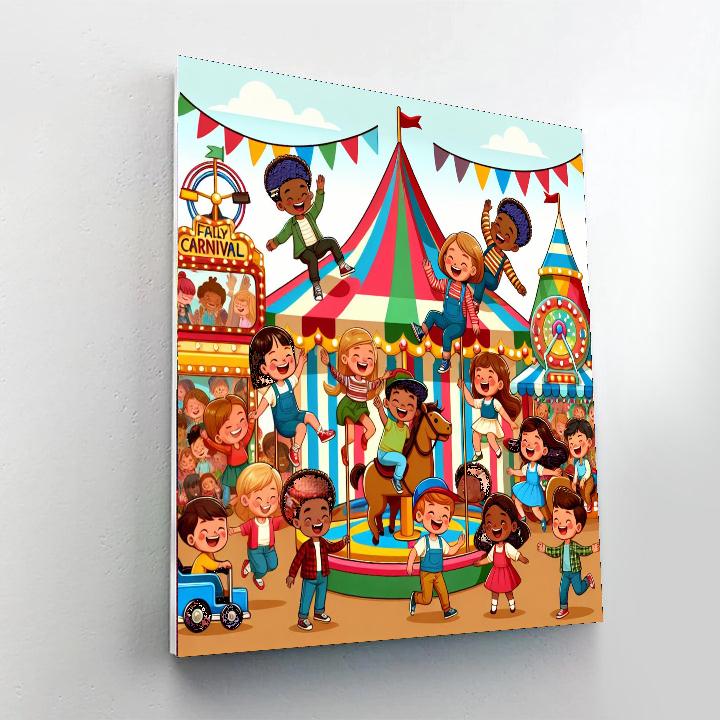 Carnival Adventure Extravaganza Number Painting