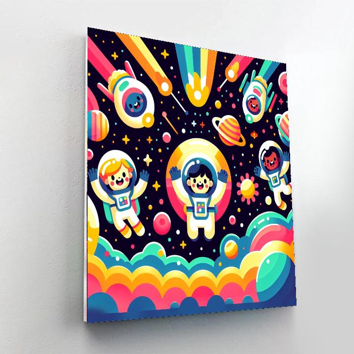 Adventures In Space Exploration Painting Number Kit