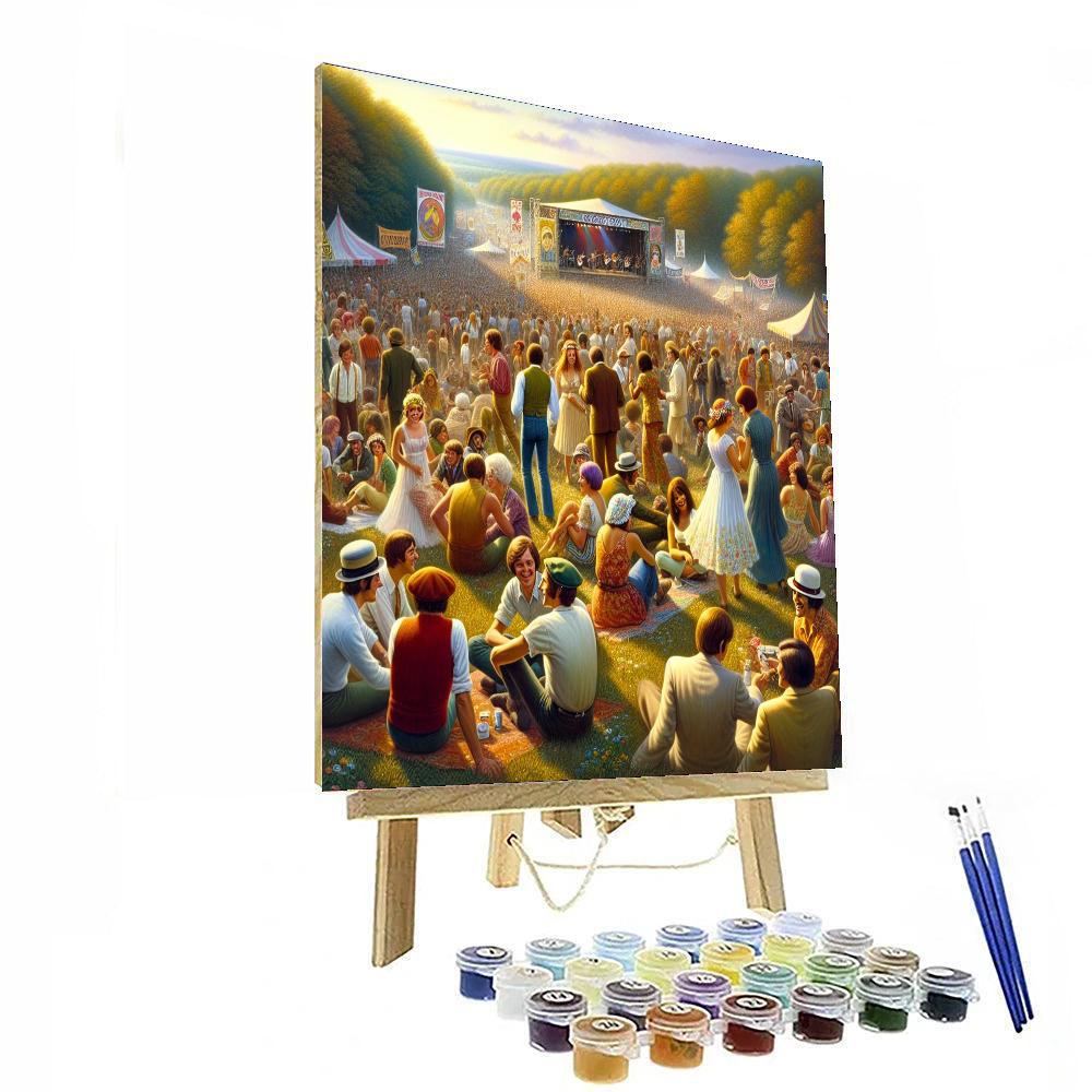 Woodstock Festival - Bethel Numbered Painting Kits
