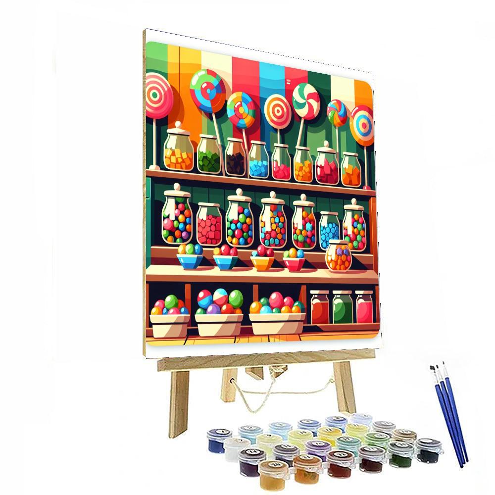 Sweet Shoppe Numbered Painting Kits