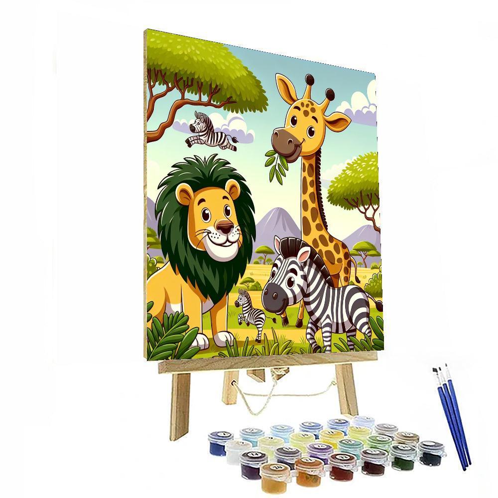 Wondrous Wildlife Adventure Numbered Painting Kits