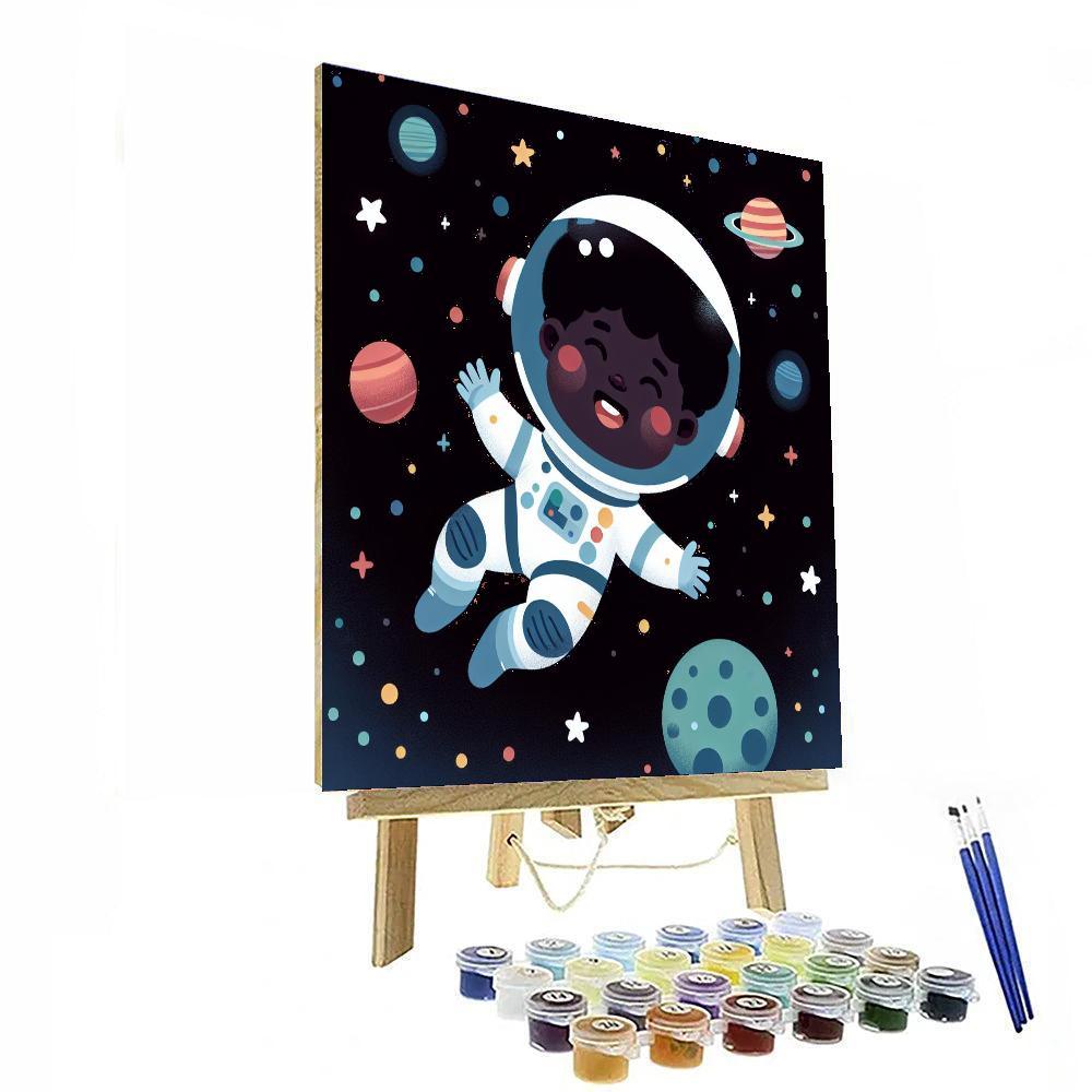 Space Astronaut Journey Paint By Numbers Kits