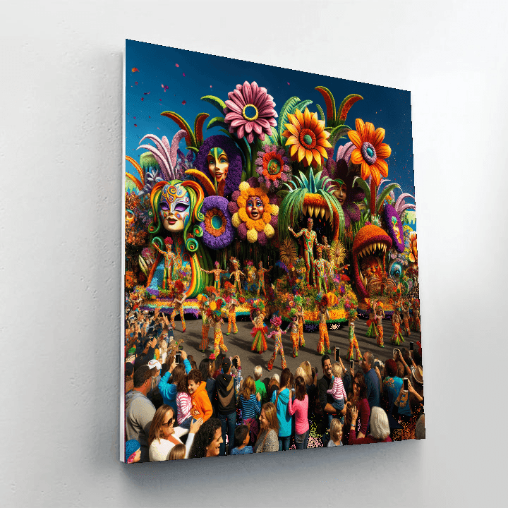 Carnival Of Flowers Painting By Numbers Kit