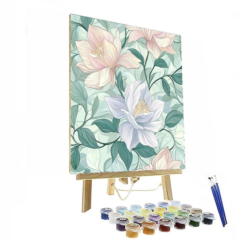 Alphonse Mucha Inspired Petal Dreams  Painting Number Kit