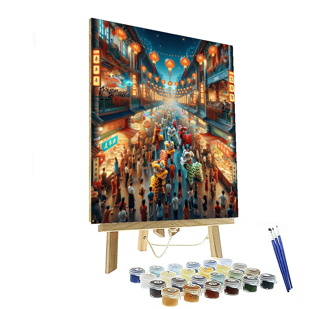 Chinese New Year - Singapore Painting Number Kit