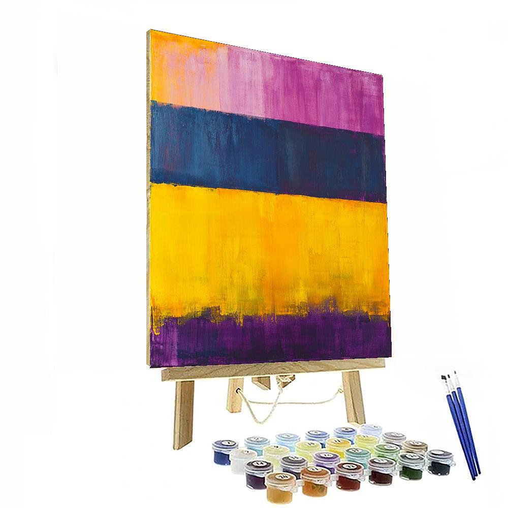 Mark Rothko Inspired Chroma Dreams  Painting Number Kit