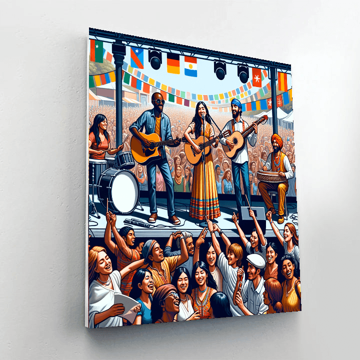 Womad Festival Painting By Numbers Kit