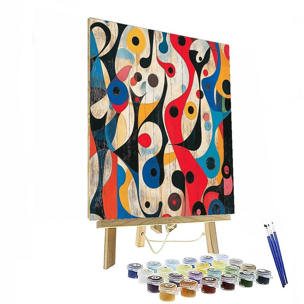 Joan Miró Inspired Mystical Worlds Of Imagination  Paint By Color