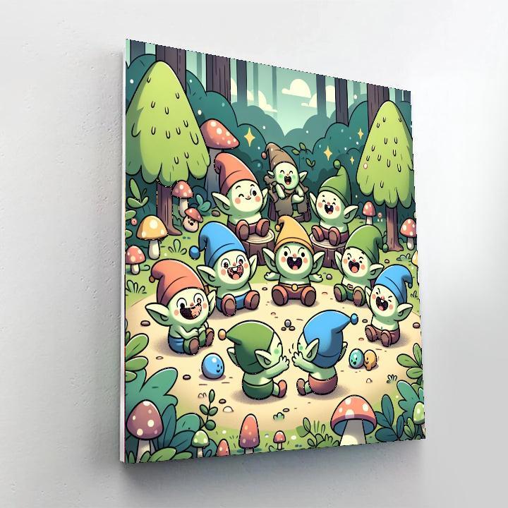 Giggly Goblins Gathering Paint By Numbers