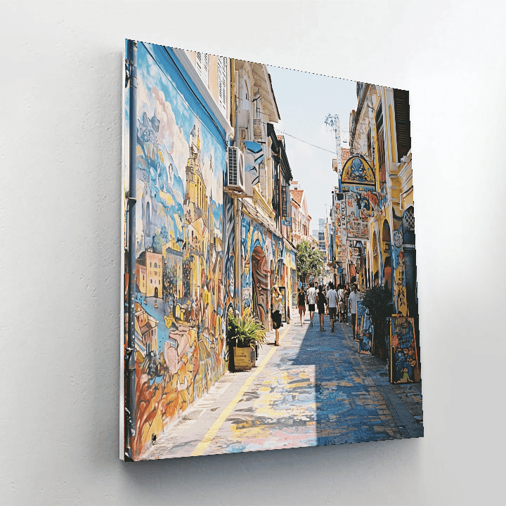 Penang Street Art - George Town Paint By Numbers Kits