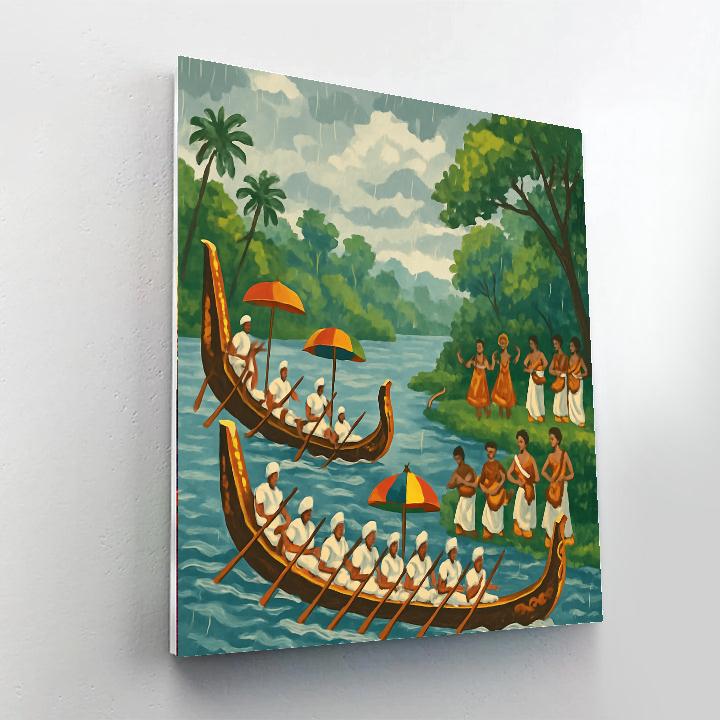 Monsoon Carnival - India Paint By Numbers Kits